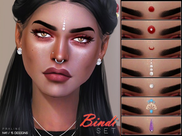  The Sims Resource: Bindi Set N41 by Pralinesims