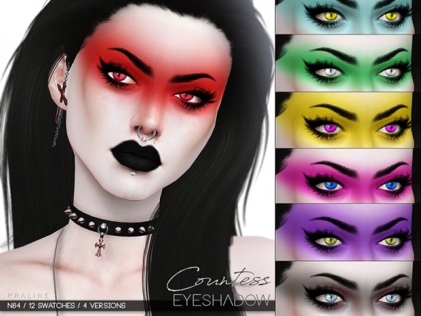  The Sims Resource: Countess Eyeshadow N64 by Pralinesims