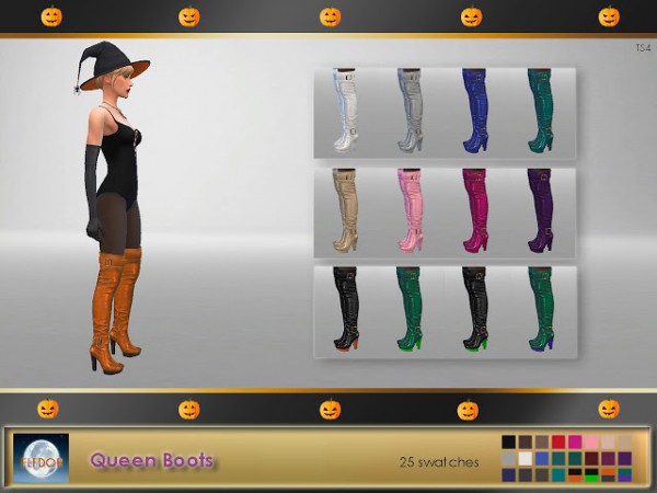  Elfdor: Queen Boots recolored