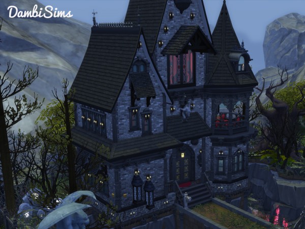  The Sims Resource: Vampire Mansion by dambsims
