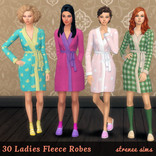  Strenee sims: Family Robes   30 for the female