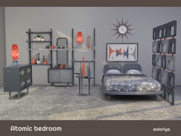  The Sims Resource: Atomic Bedroom by soloriya