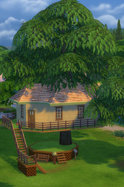  Blackys Sims 4 Zoo: Ulmen starter house by mammut
