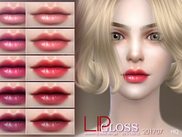  The Sims Resource: Lip 201707 by S Club