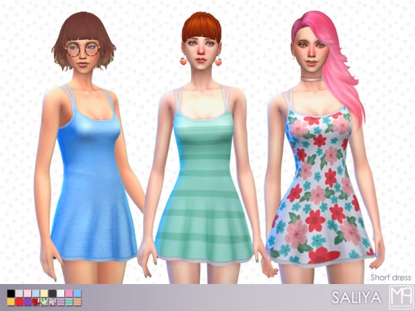  The Sims Resource: Saliya dress by nueaja