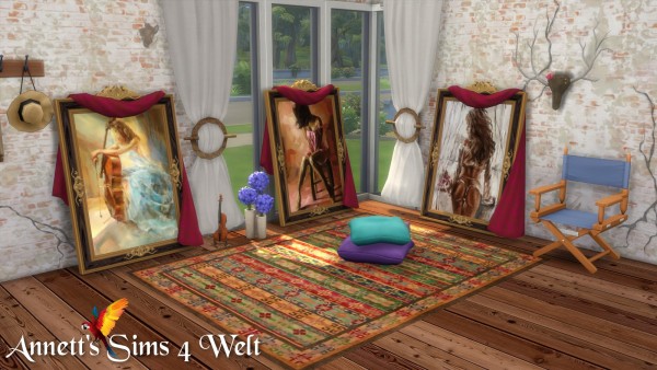  Annett`s Sims 4 Welt: Standing Paintings Woman