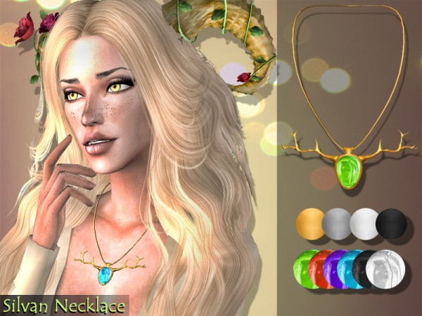  The Sims Resource: Silvan Necklace by Genius666