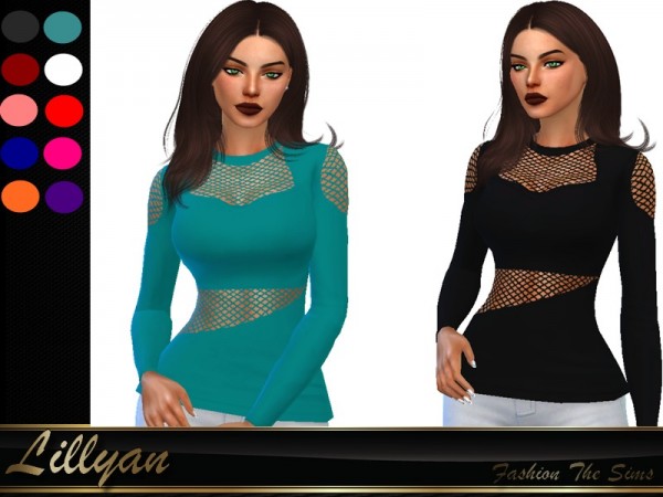  The Sims Resource: Lillyan blouse