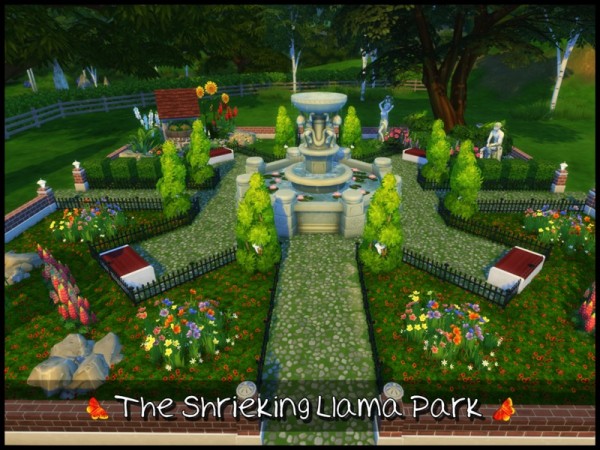  The Sims Resource: The Shrieking Llama Park by Terramoon