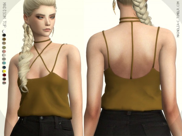  The Sims Resource: Madison Top by magnolia c