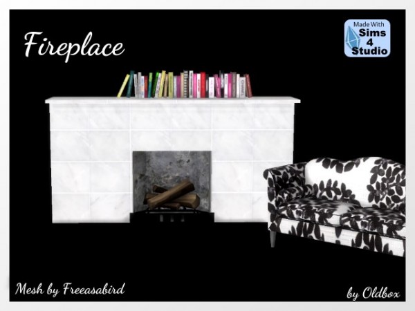  All4Sims: Fireplace by Oldbox