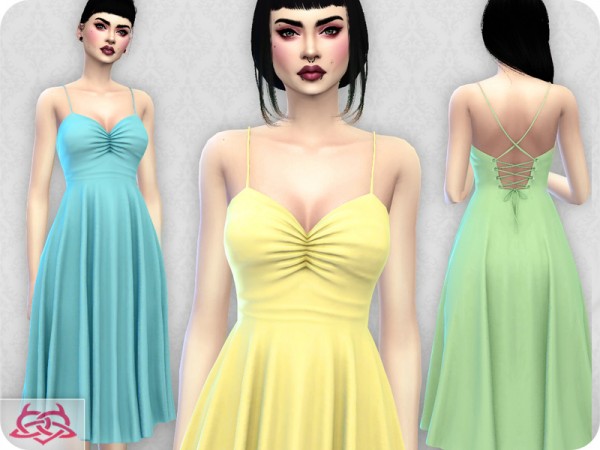  The Sims Resource: Claudia dress recolor 3 by Colores Urbanos