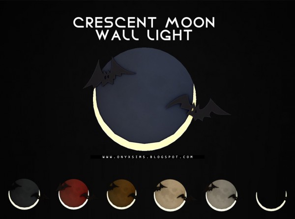  Onyx Sims: Crescent Moon Light