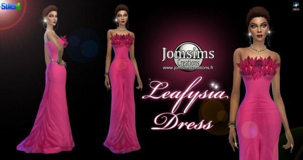  Jom Sims Creations: Leafysia dress