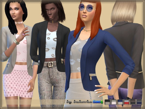  The Sims Resource: Jacket Kisses by bukovka