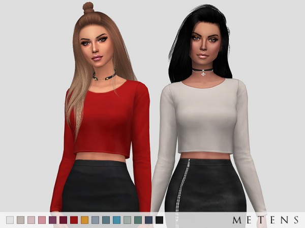  The Sims Resource: Ania Top by Metens