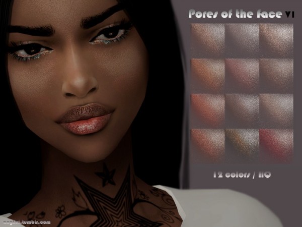  The Sims Resource: Pores of the face V1 by ANGISSI