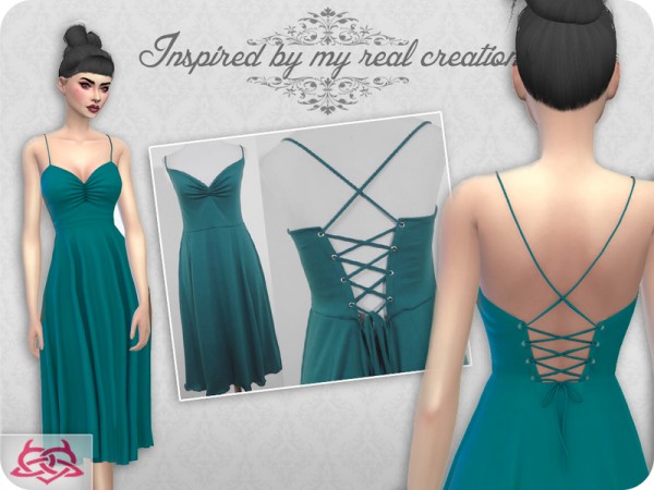  The Sims Resource: Claudia dress recolor 3 by Colores Urbanos