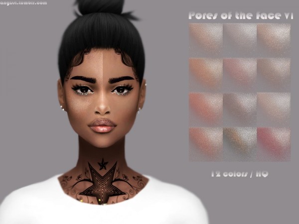  The Sims Resource: Pores of the face V1 by ANGISSI