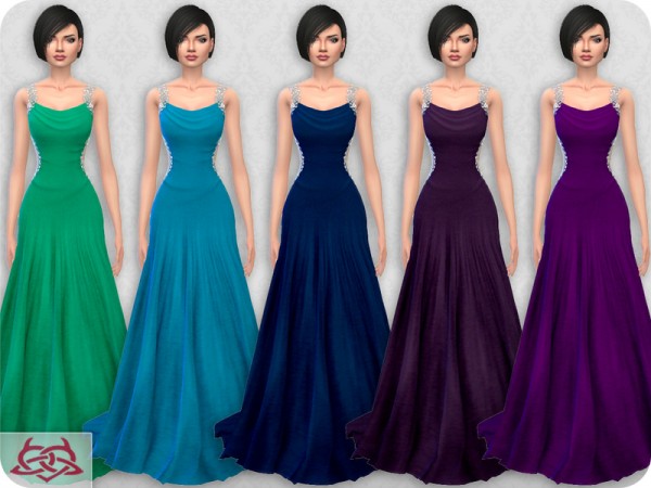  The Sims Resource: Wedding Dress 10 recolor 3 by Colores Urbanos