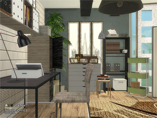  The Sims Resource: Vitssjo Office by ArtVitalex