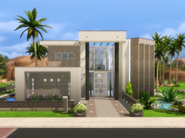  The Sims Resource: Amaranto house NO CC by alvelip