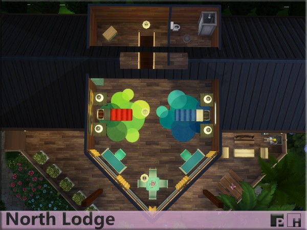  The Sims Resource: North Lodge   No CC! by Pinkfizzzzz