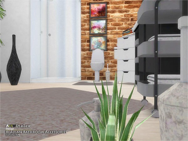  The Sims Resource: Bladjan Bathroom Accessories by ArtVitalex
