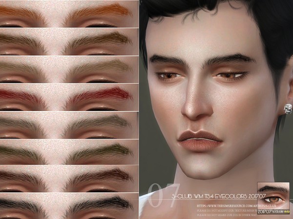  The Sims Resource: Eyebrows M 201707 by S Club