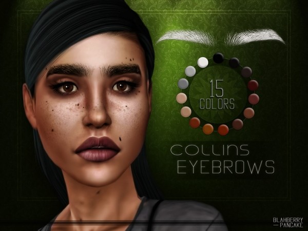  The Sims Resource: Collins Eyebrows by Blahberry Pancake