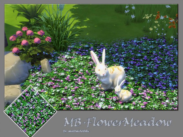  The Sims Resource: Flower Meadow by matomibotaki