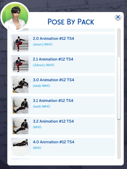  IMHO Sims 4: Animation and Poses 12