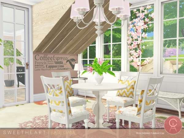 The Sims Resource: Sweetheart house by Pralinesims • Sims 4 Downloads