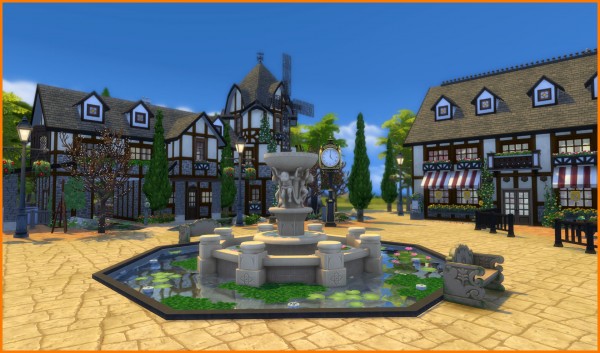  Mod The Sims: Zimdorf   A Tudor Village by zims33