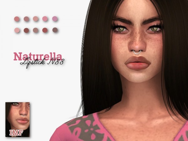  The Sims Resource: Naturella Lipstick N.88 by IzzieMcFire