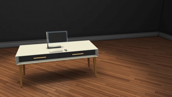 sims 4 cc wooden desk