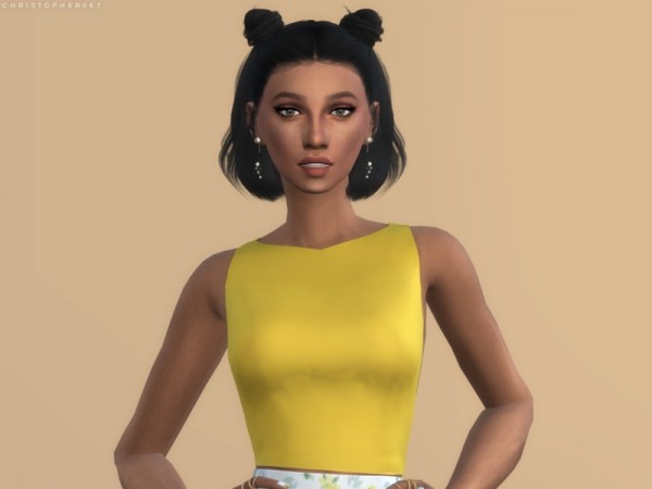  The Sims Resource: Whicker Top by Christopher067