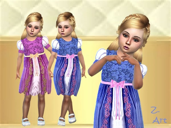  The Sims Resource: Little princesses dress by Zuckerschnute20