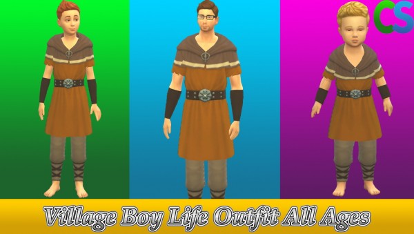  Simsworkshop: Village Boy Life Outfit by Standardheld