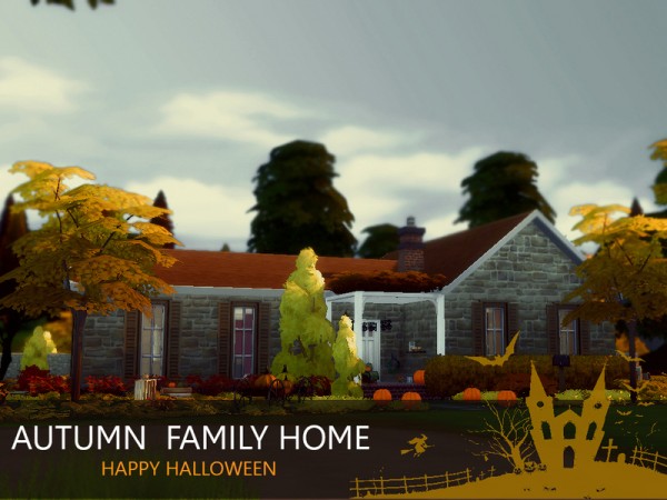  The Sims Resource: Autumn family home by Merci
