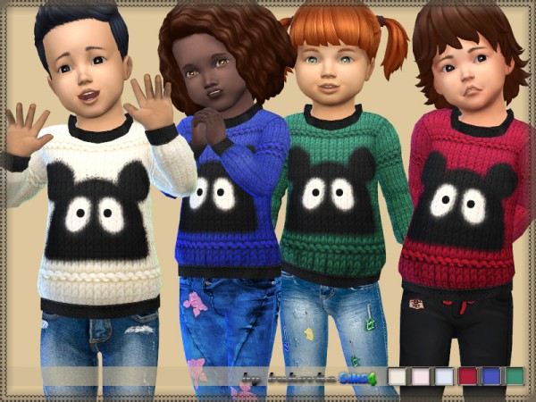  The Sims Resource: Sweater Knitted by Bukovka