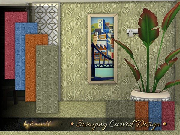  The Sims Resource: Swaying Curved Design by emerald