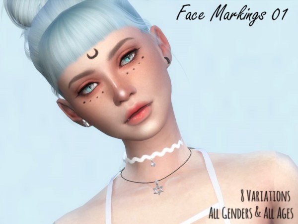  The Sims Resource: Face Markings 01 by Erurid