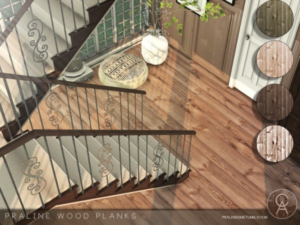  The Sims Resource: Wood Planks by Pralinesims