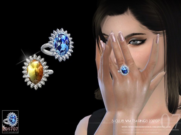  The Sims Resource: Rings 201707 by S Club