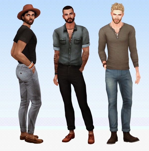 Simsontherope: Some outfits and hats • Sims 4 Downloads