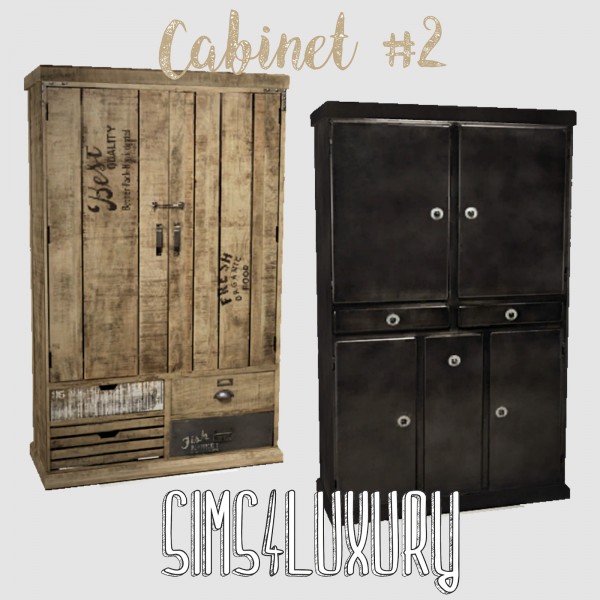  Sims4Luxury: Cabinet 2