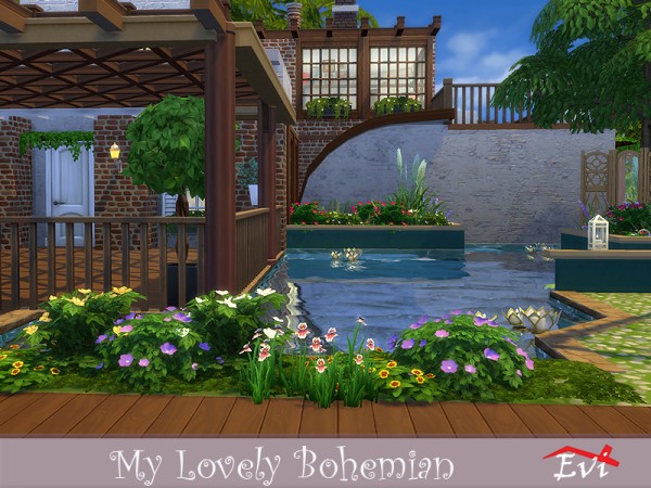  The Sims Resource: My Lovely Bohemian house by Evi