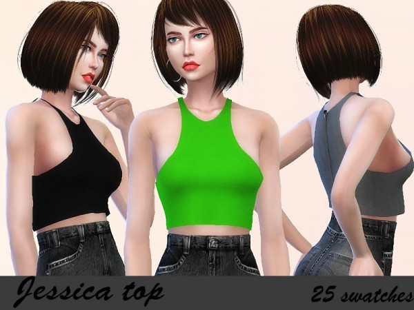  The Sims Resource: Jessica top by Sharareh