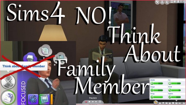  Mod The Sims: NO! Think About Family Member by PolarBearSims